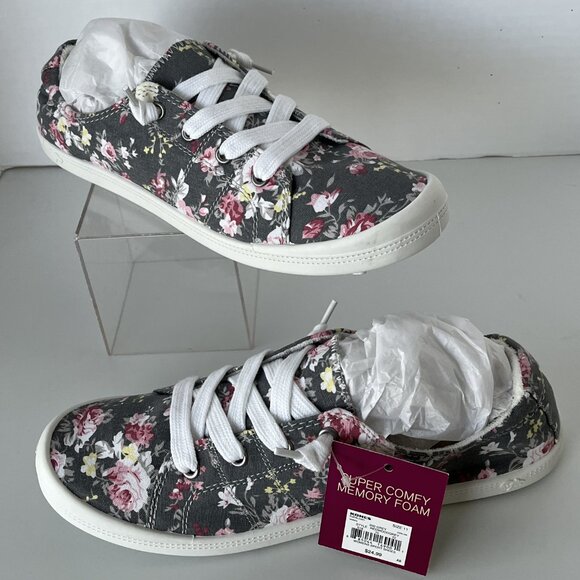 So Floral Comfy Memory Foam Sneakers Women's Size 11-NWT- Rare - Picture 3 of 8